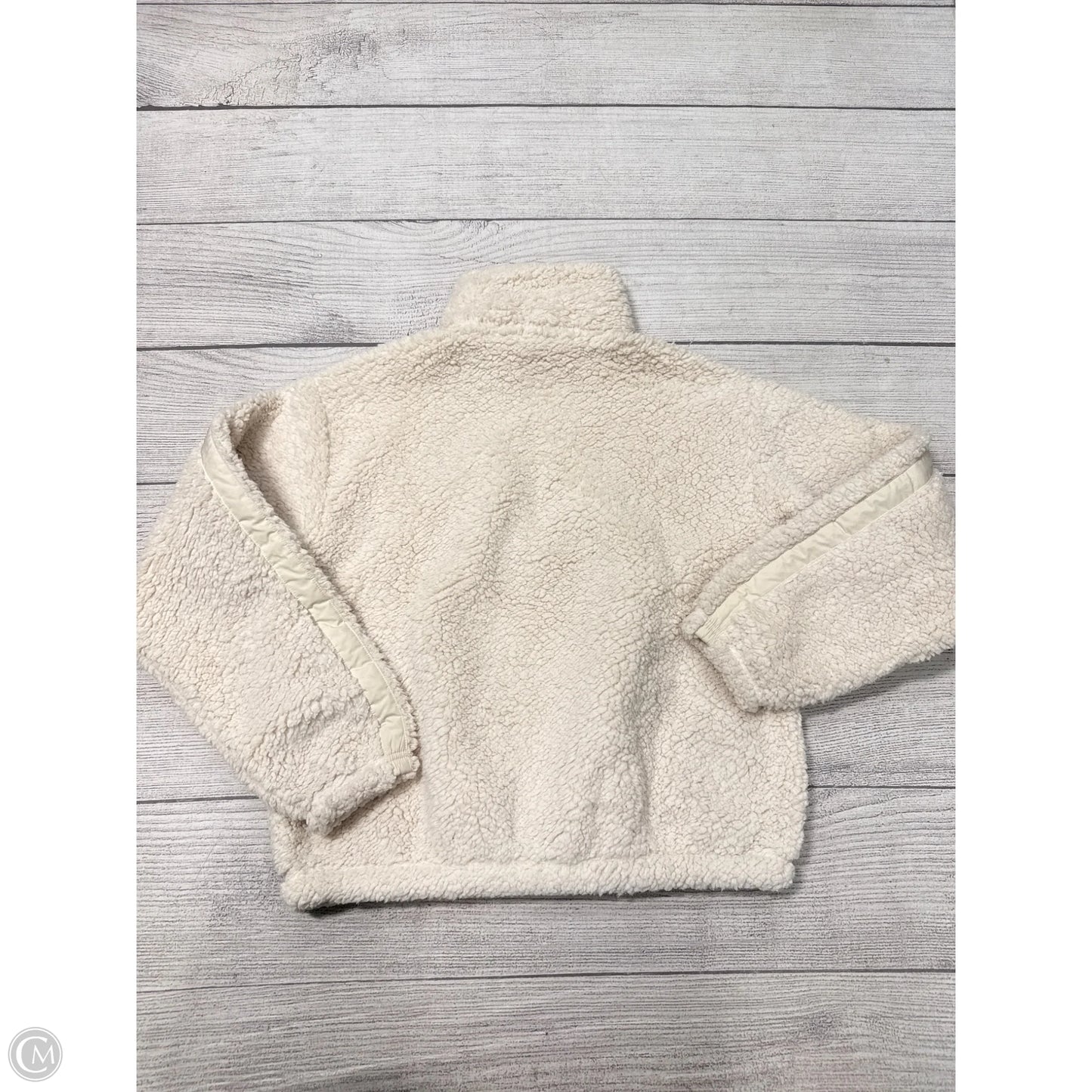 Athletic Sweatshirt Collar By Athleta In Cream, Size: S
