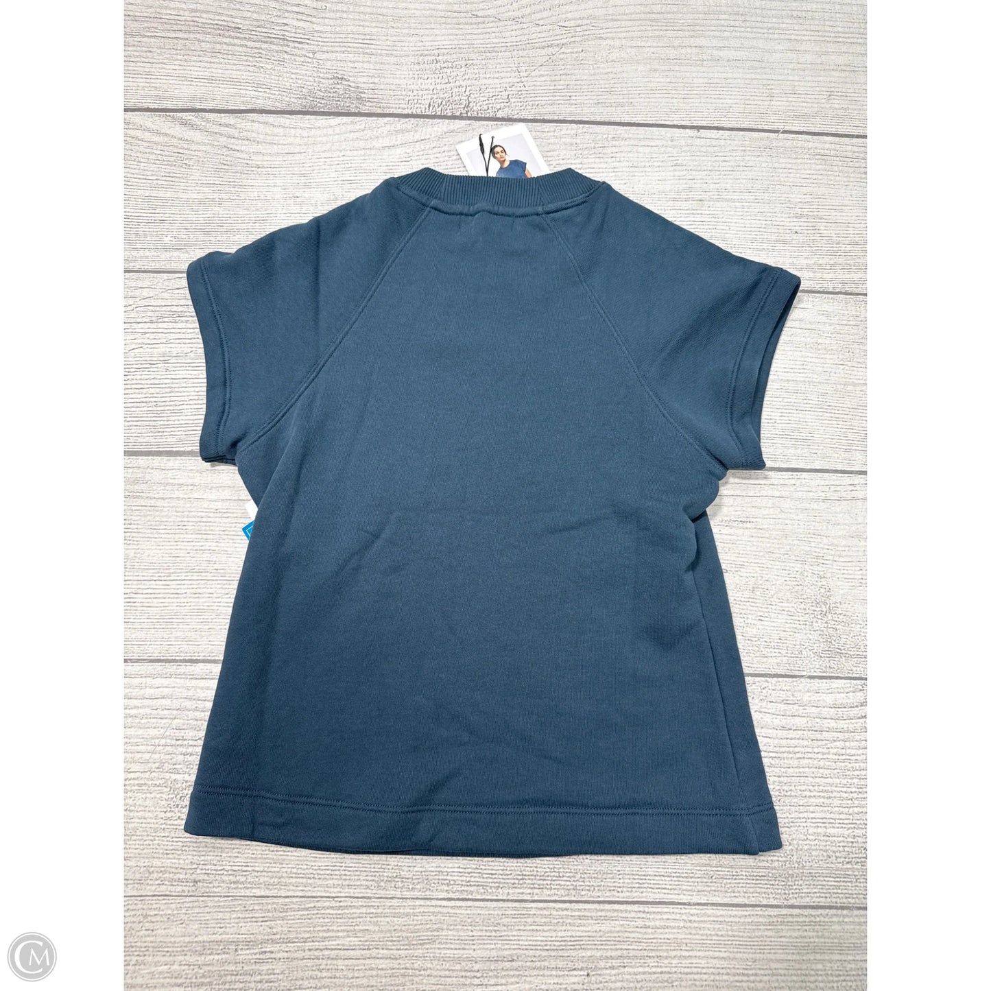 New! Top Short Sleeve By Nation In Teal, Size: Xs