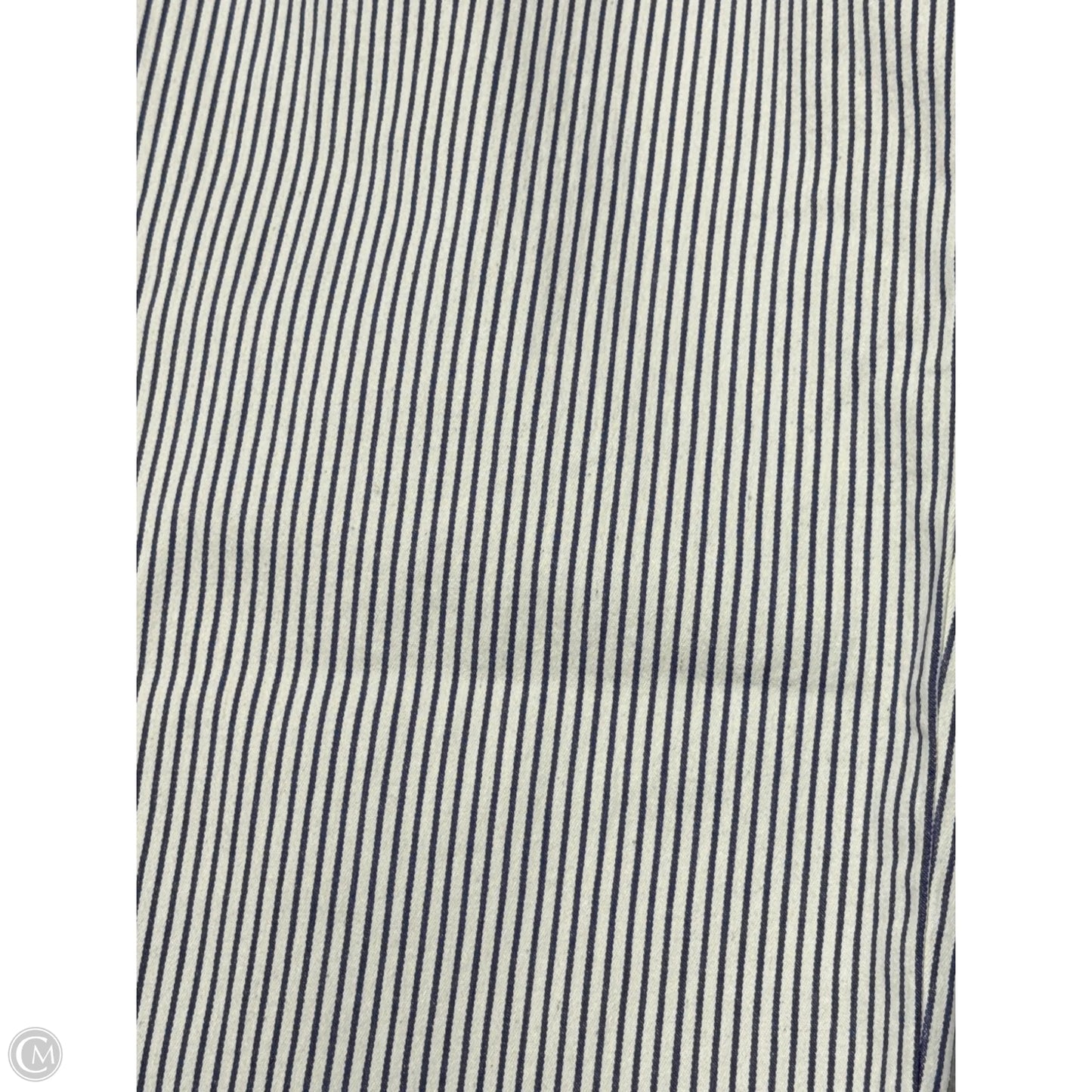 Pants Wide Leg By Madewell In Striped Pattern, Size: 0