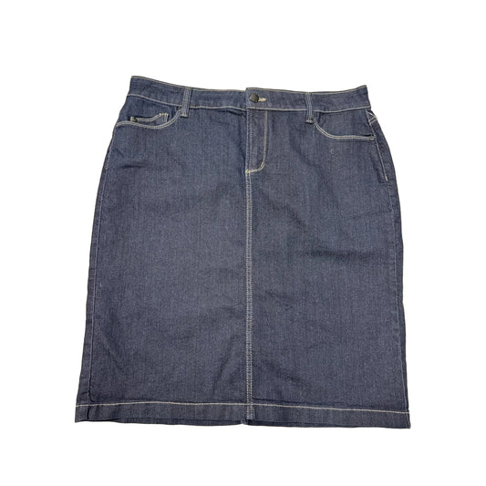 Skirt Designer By Not Your Daughters Jeans In Blue, Size: 16