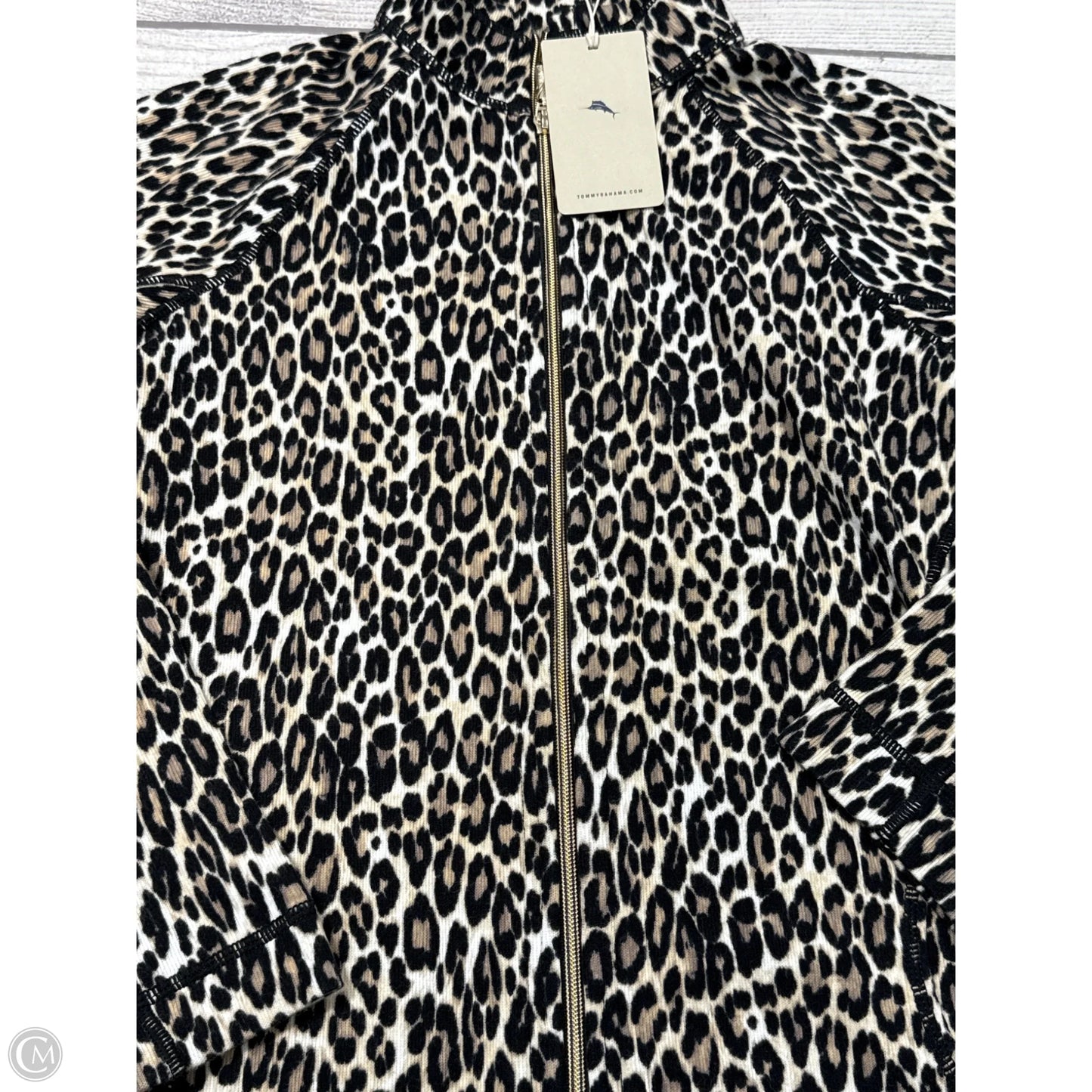New! Athletic Jacket By Tommy Bahama In Animal Print, Size: S