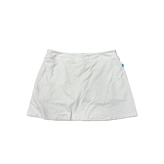 Athletic Skort By Athleta In White, Size: 1x