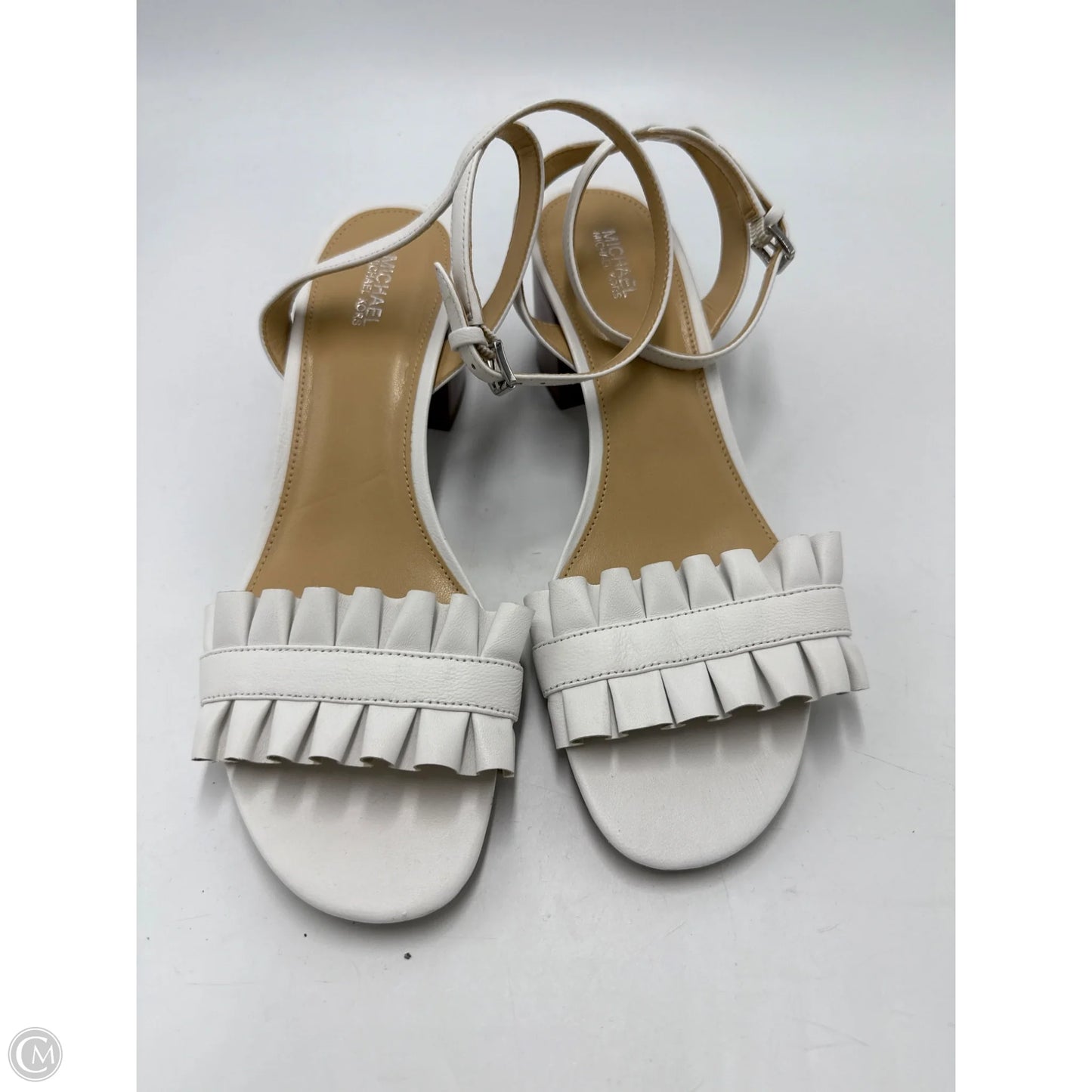 Shoes Designer By Michael Kors In White, Size: 8.5