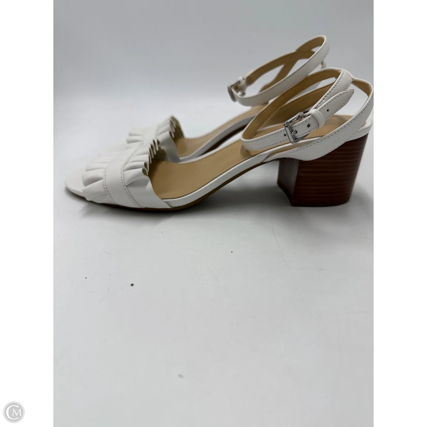Shoes Designer By Michael Kors In White, Size: 8.5