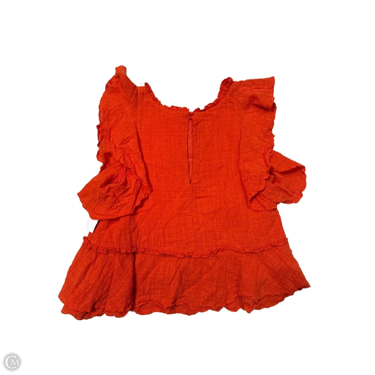Top Short Sleeve By Maeve In Orange, Size: Xs