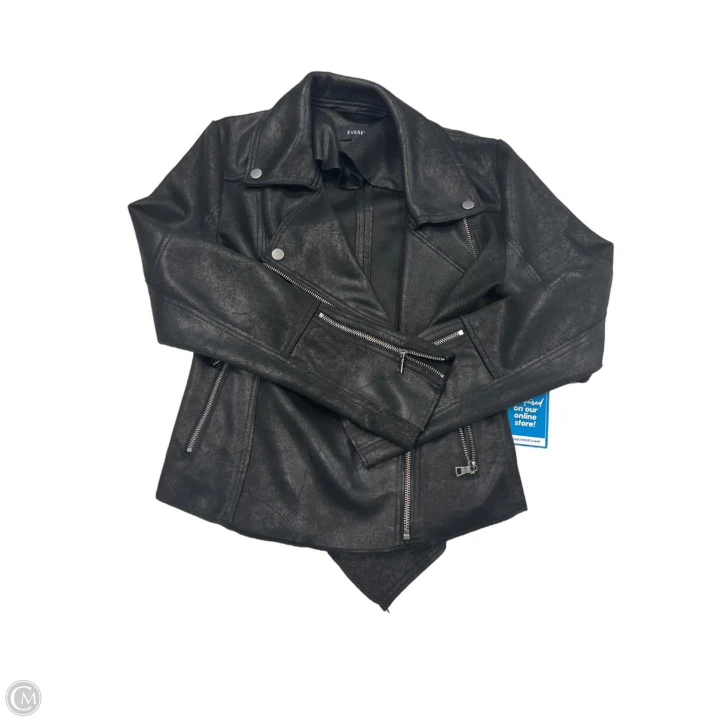 Jacket Leather By Evereve In Black, Size: Xs