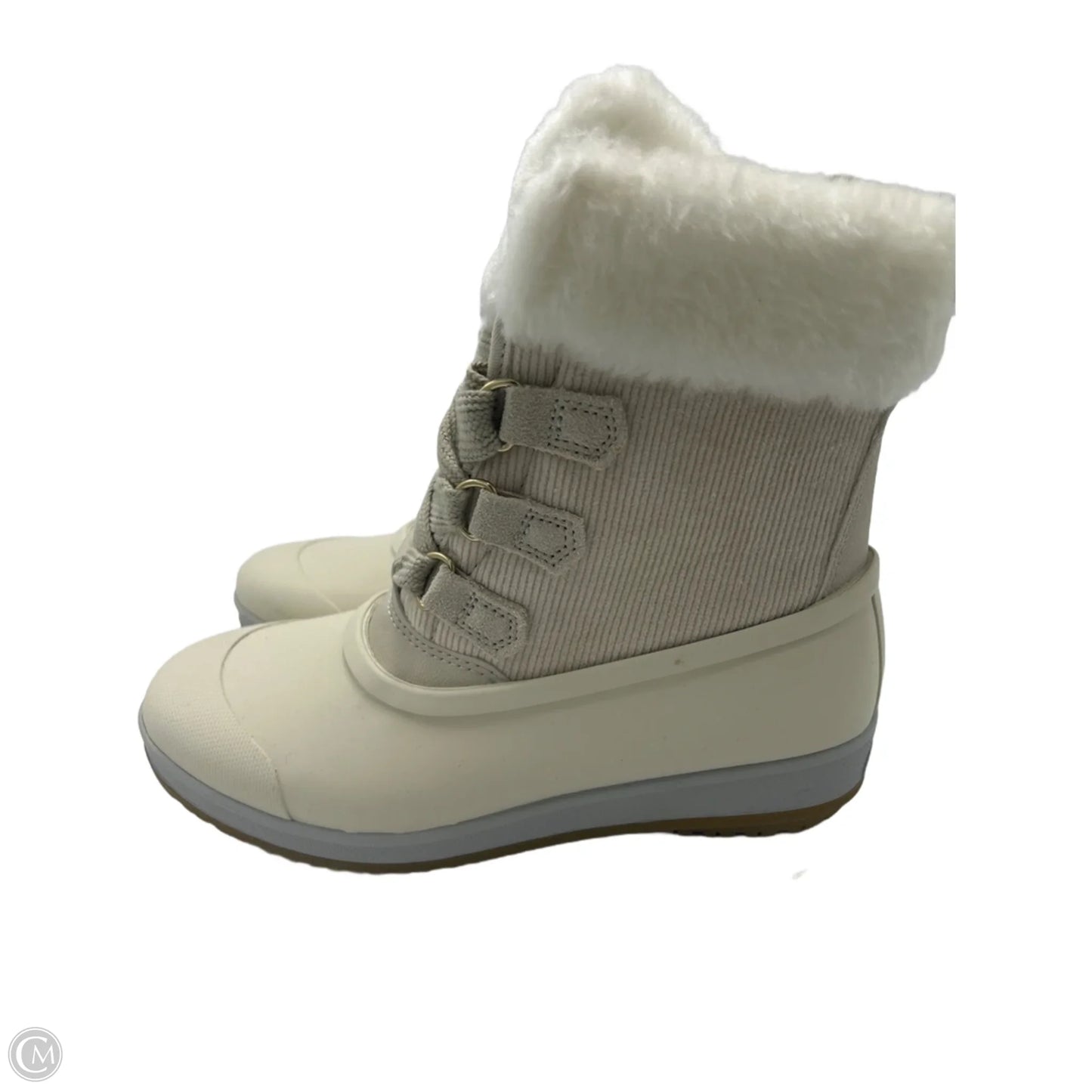 Boots Snow By Sperry In White, Size: 8