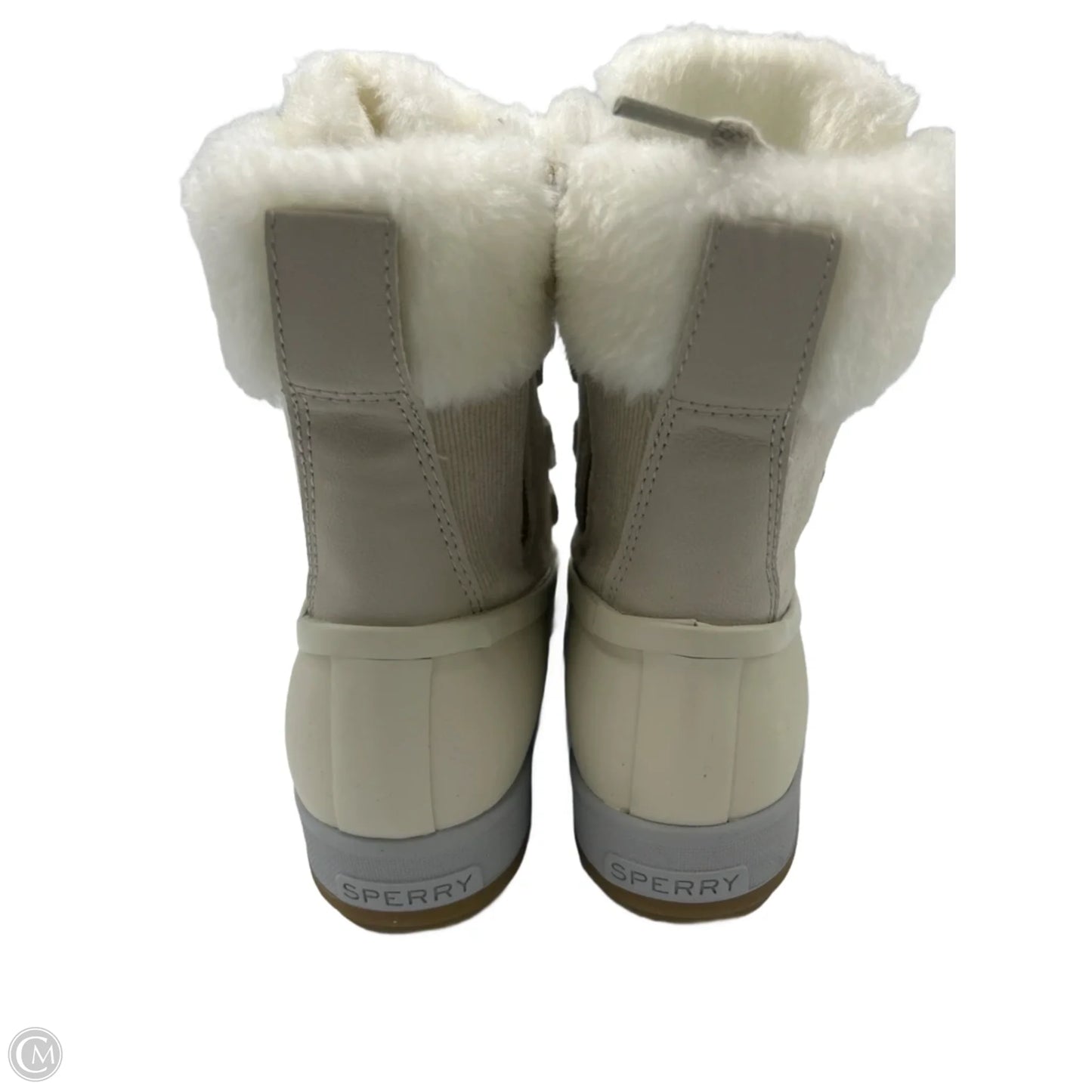 Boots Snow By Sperry In White, Size: 8