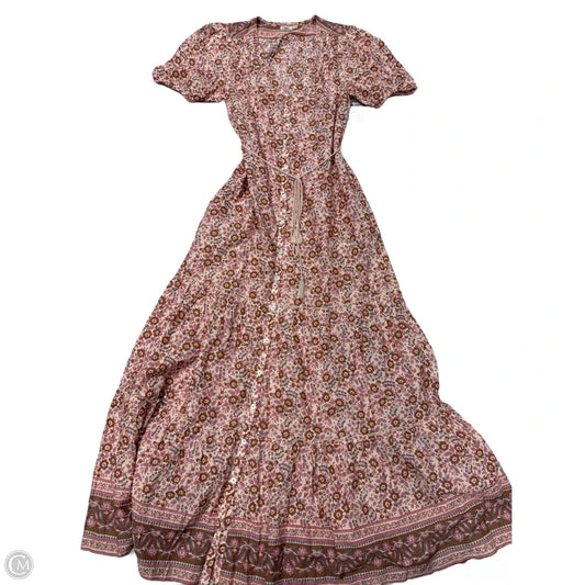Dress Casual Maxi By Faherty In Pink, Size: S