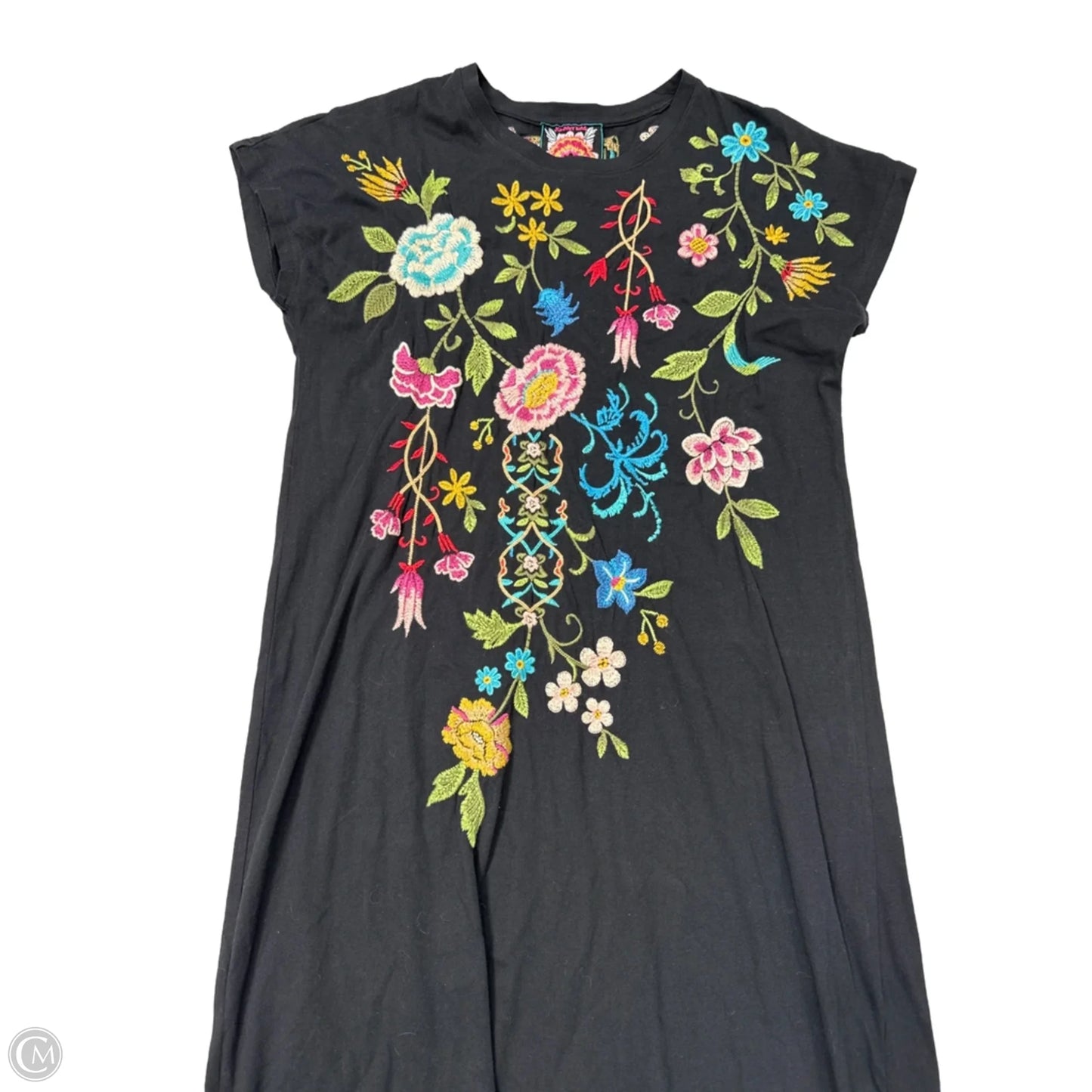 Dress Casual Maxi By Johnny Was In Black, Size: Xs