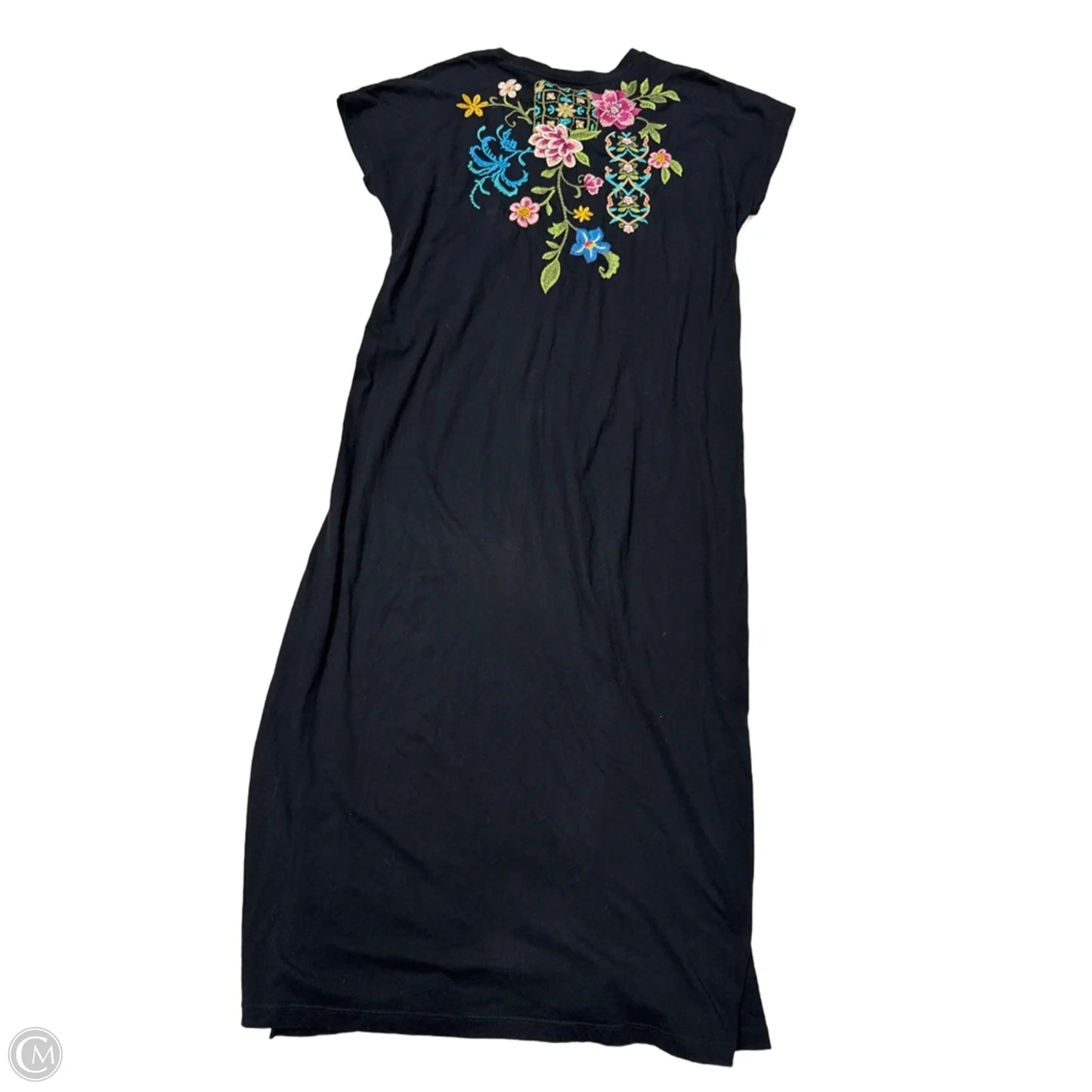 Dress Casual Maxi By Johnny Was In Black, Size: Xs