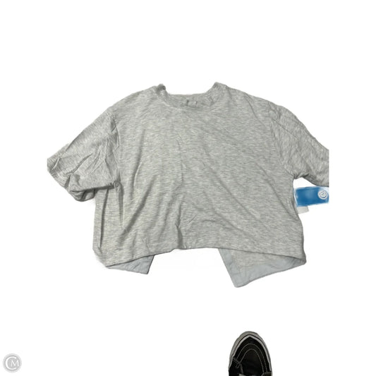 Athletic Top Short Sleeve By Athleta In Grey, Size: Xs