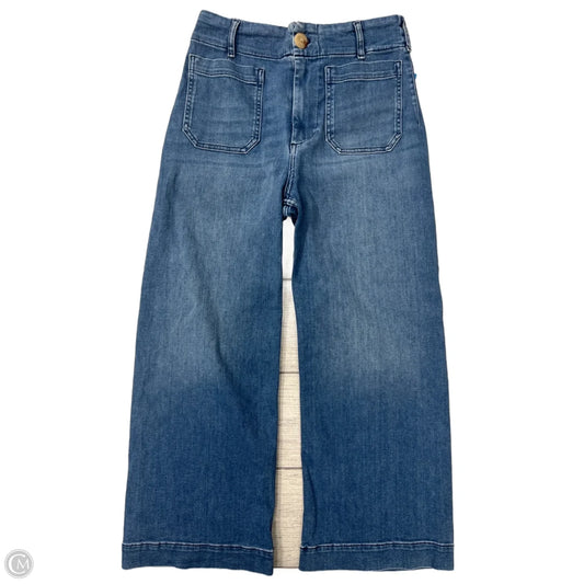 Jeans Wide Leg By Maeve In Blue, Size: 8