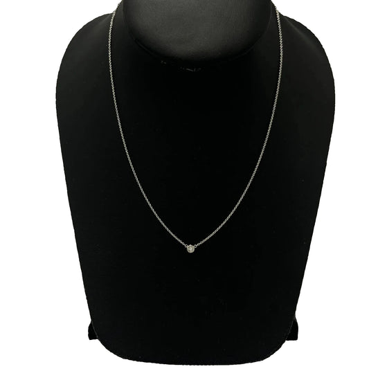 Tiffany & Company Platinum Diamond By The Yard Luxury Necklace