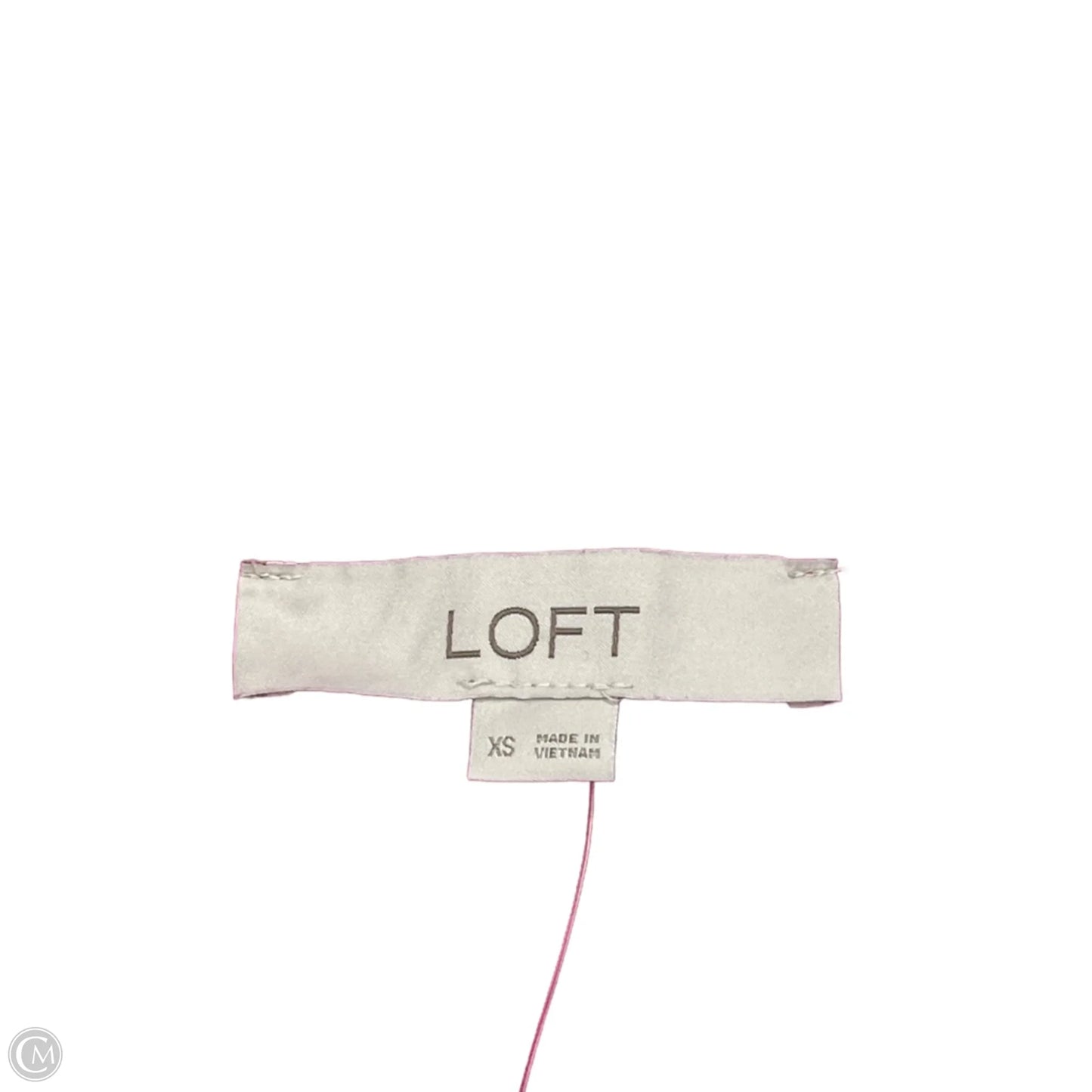 Top Sleeveless By Loft In Pink, Size: Xs