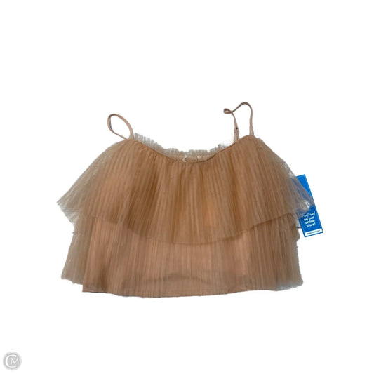 New! Top Sleeveless By Anthropologie In Orange, Size: L