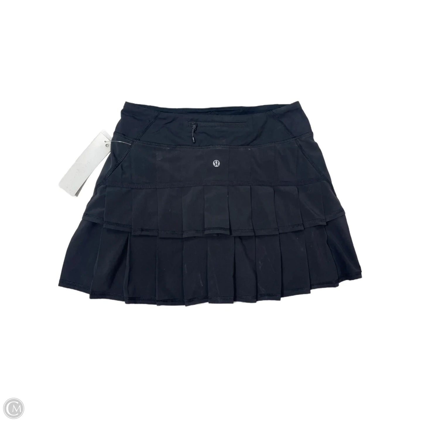 Athletic Skort By Lululemon In Black, Size: S