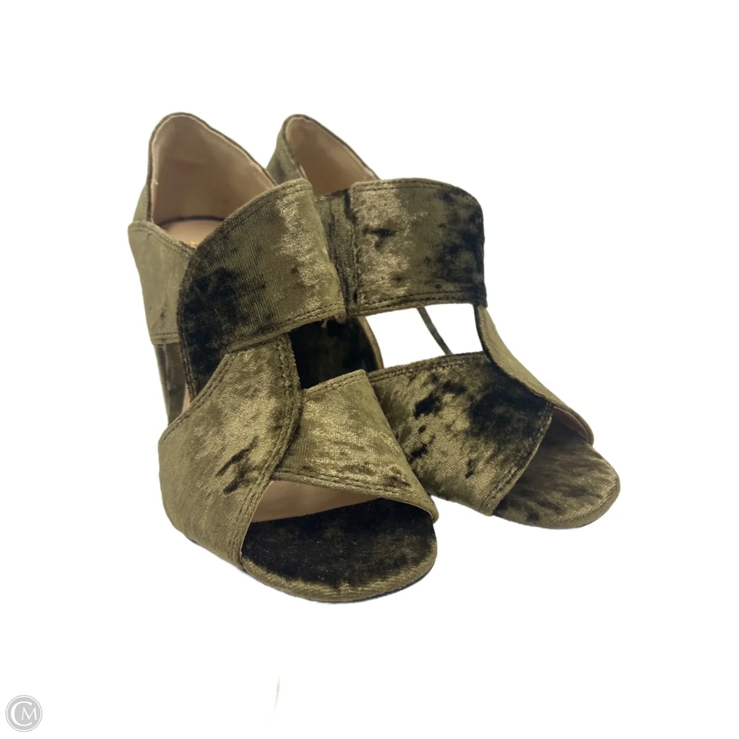 Shoes Heels Block By Cabi In Green, Size: 6