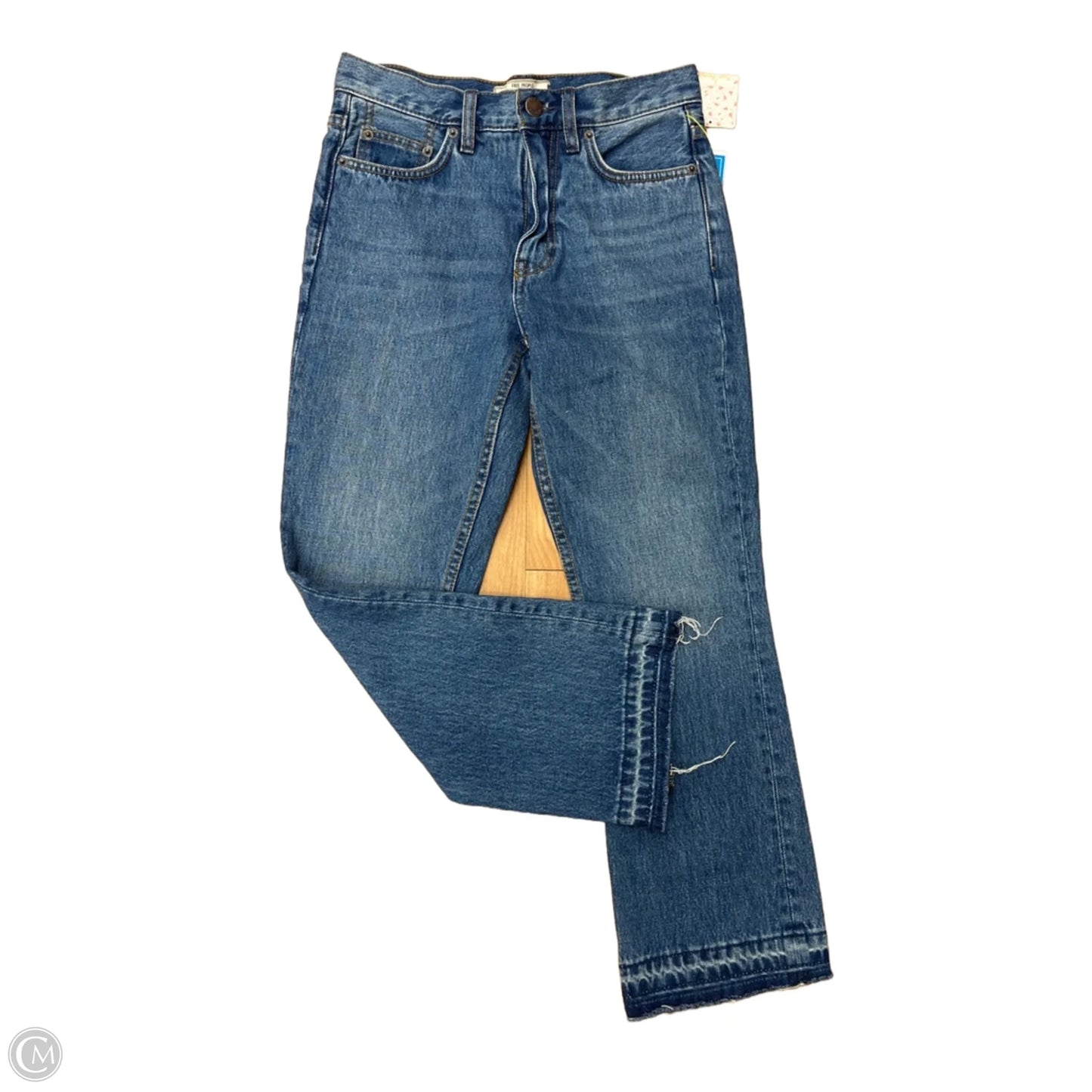 Jeans Cropped By Free People In Blue, Size: 0