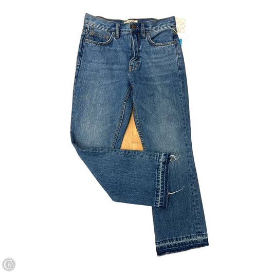 Jeans Cropped By Free People In Blue, Size: 0