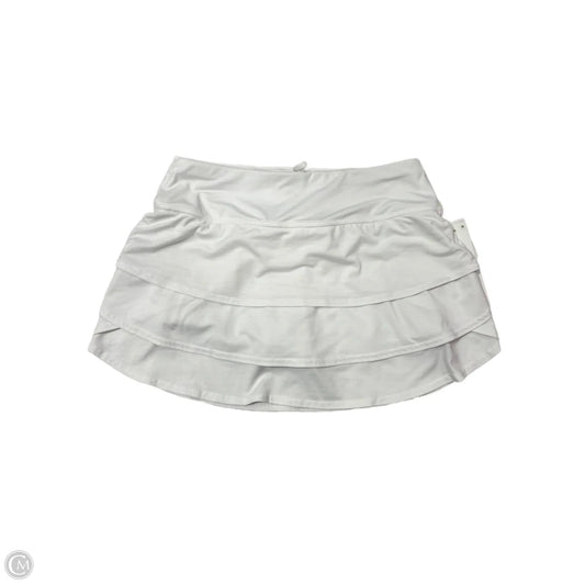 Athletic Skort By Athleta In White, Size: S
