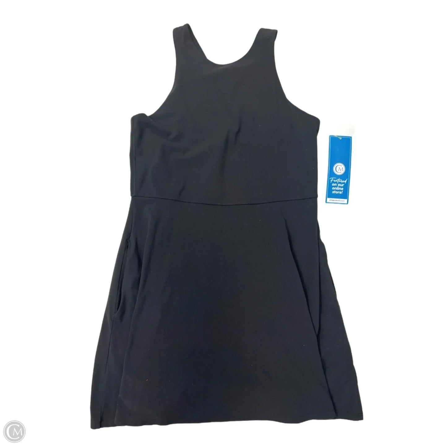 Athletic Dress By Athleta In Black, Size: L