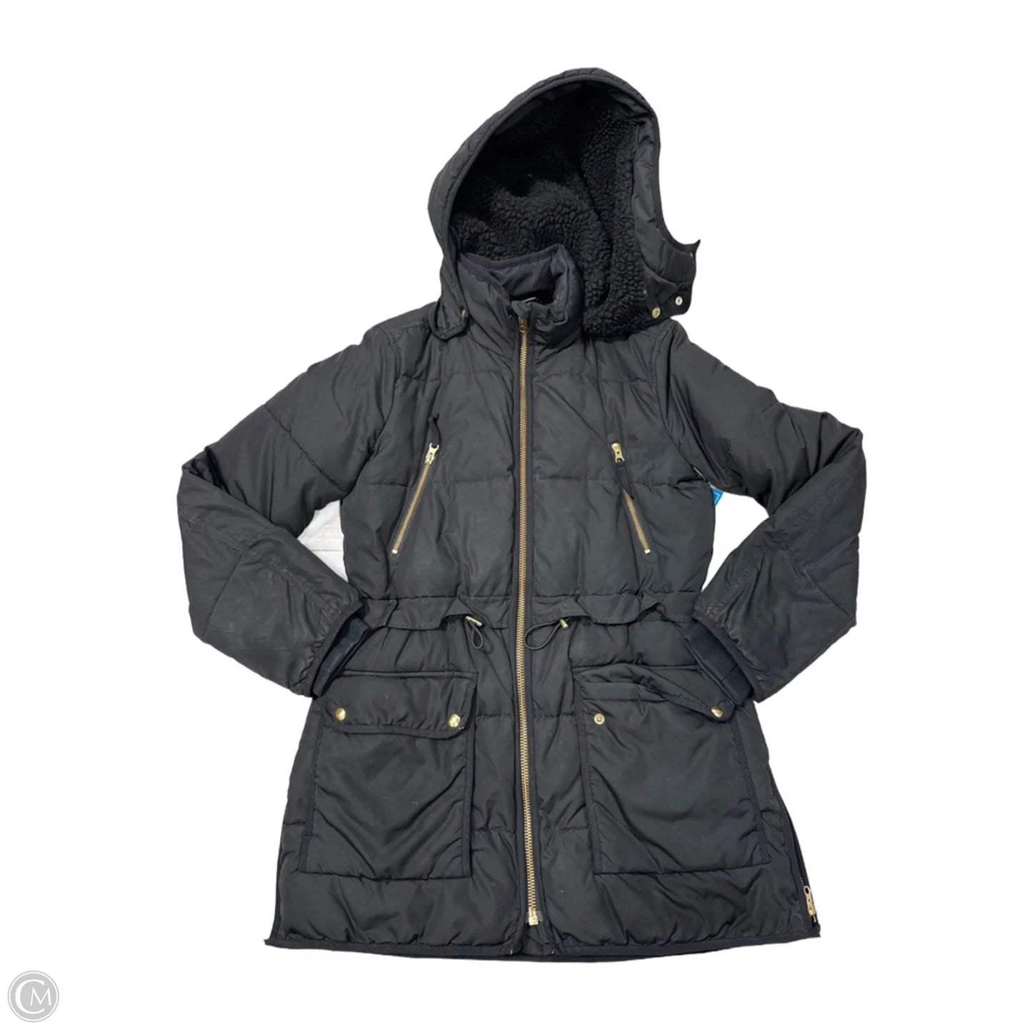 Coat Puffer & Quilted By J. Crew In Black, Size: Xs