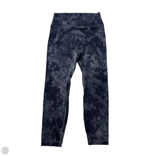 Athletic Leggings By Lululemon In Tie Dye Print, Size: M