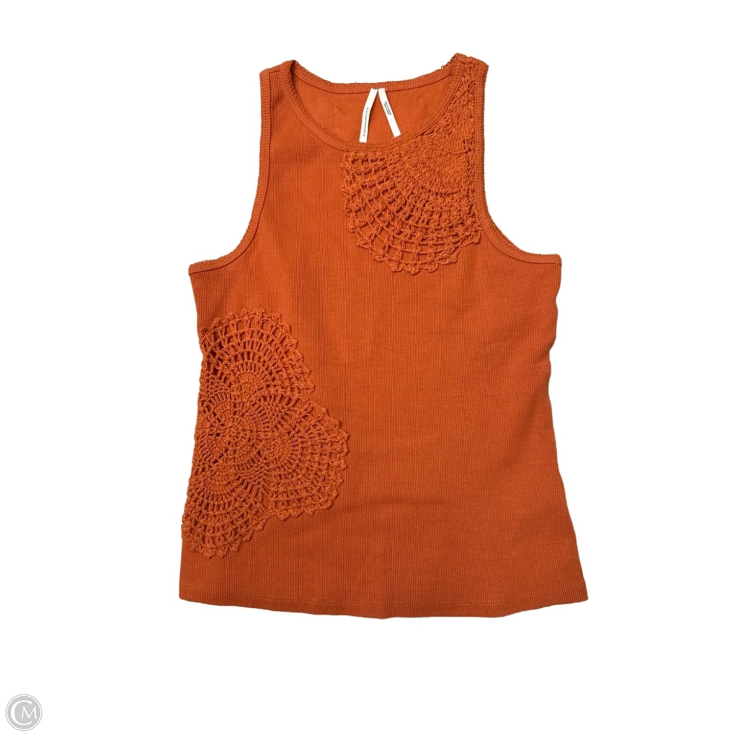 Top Sleeveless By Anthropologie In Orange, Size: M