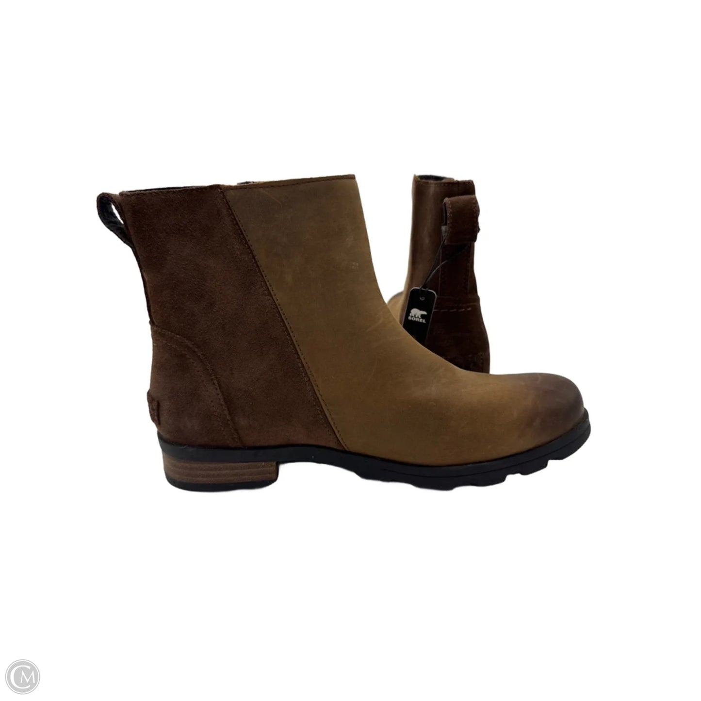 New! Boots Ankle Flats By Sorel In Brown, Size: 9.5