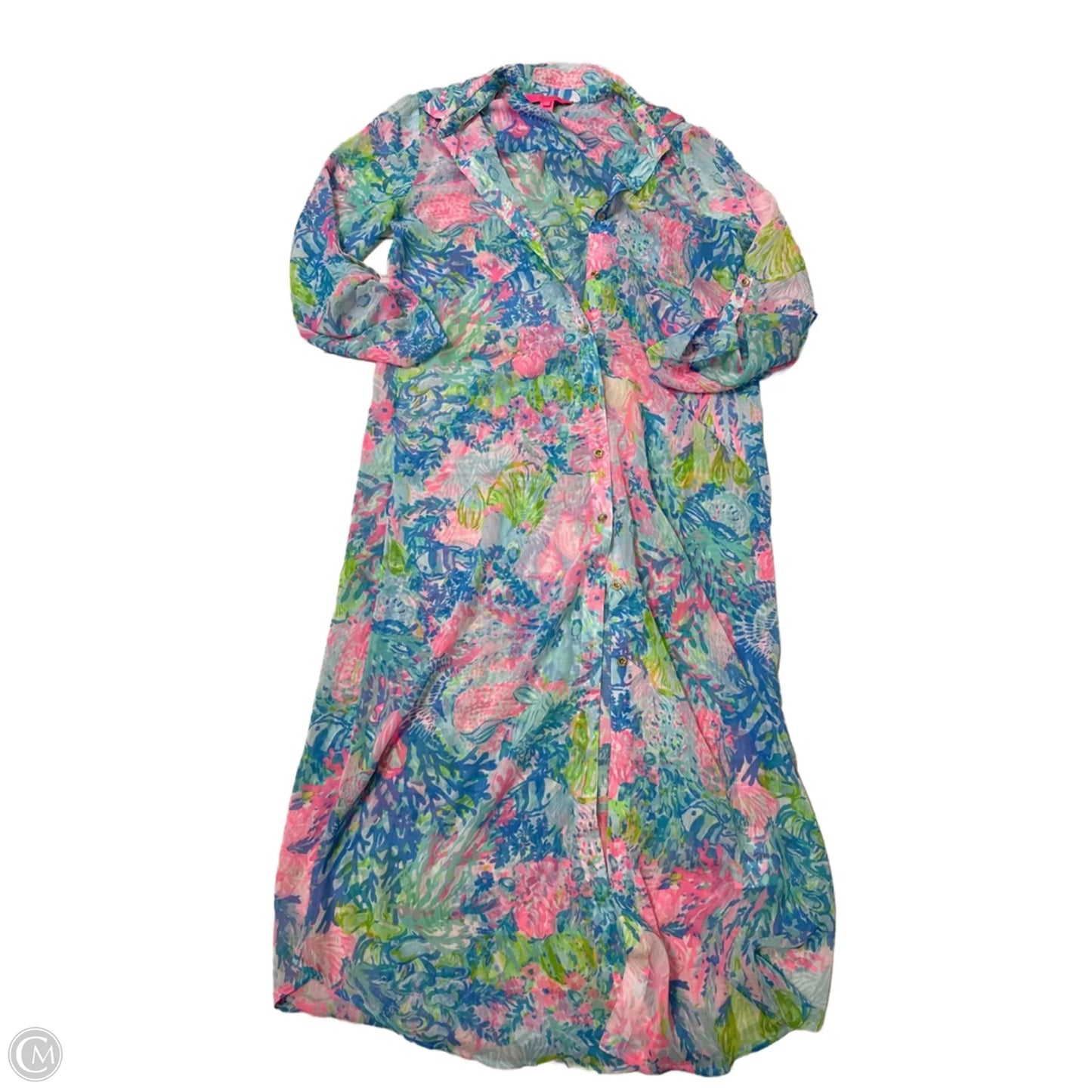 Swimwear Cover-up Designer By Lilly Pulitzer In Multi-colored, Size: Xs