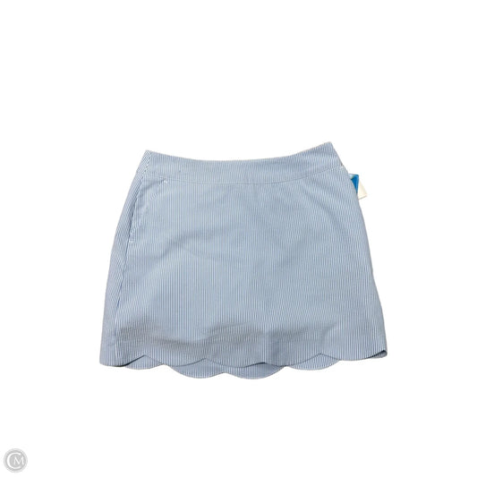 Athletic Skort By Vineyard Vines In Striped Pattern, Size: 8