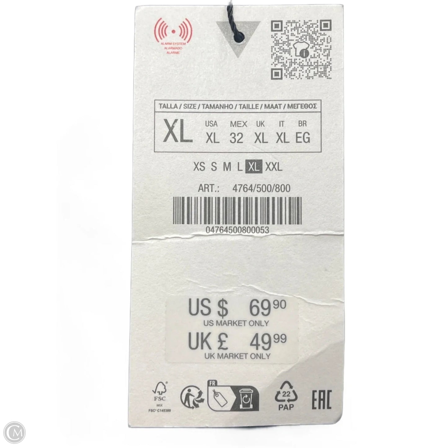 Skirt Maxi By Zara In Black, Size: Xl