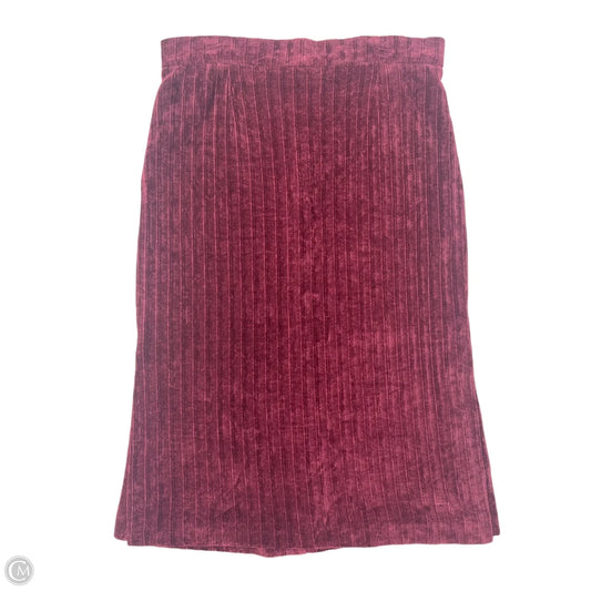 Skirt Maxi By Hutch In Maroon, Size: Xl
