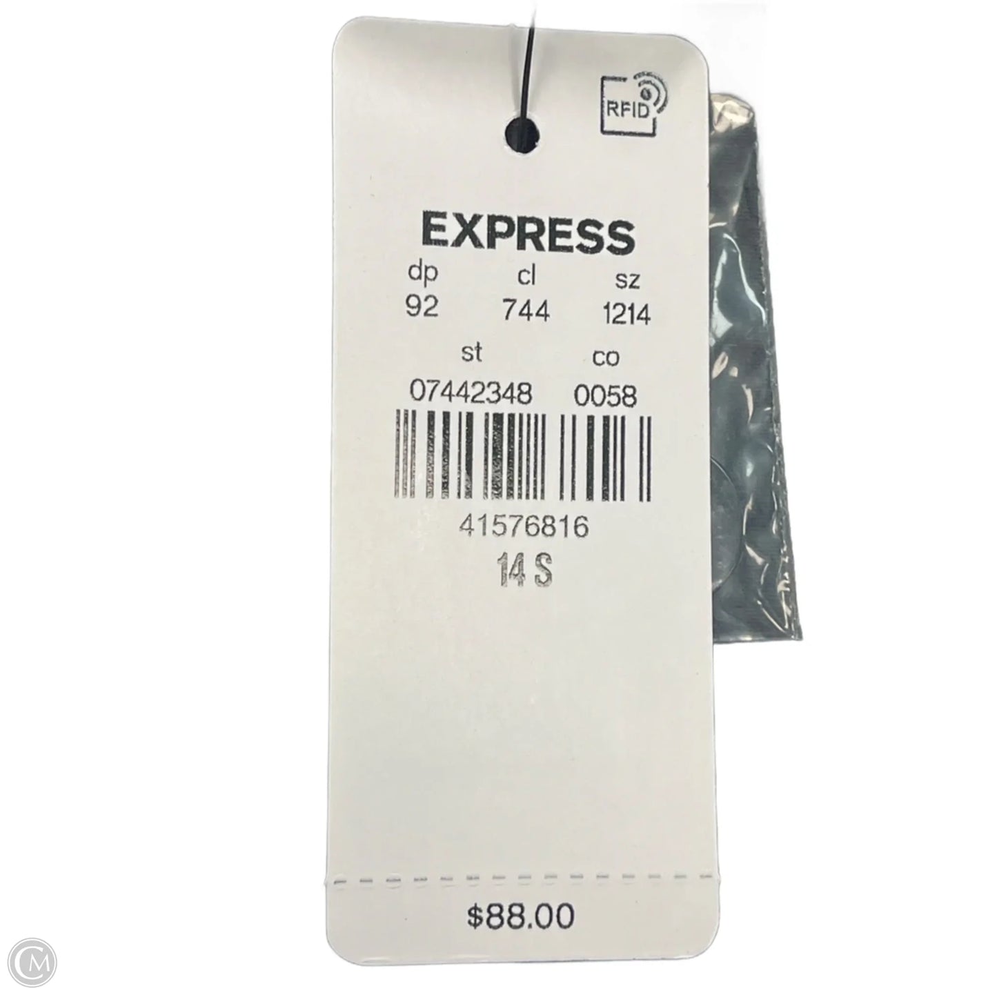 New! Pants Dress By Express In Black, Size: 14