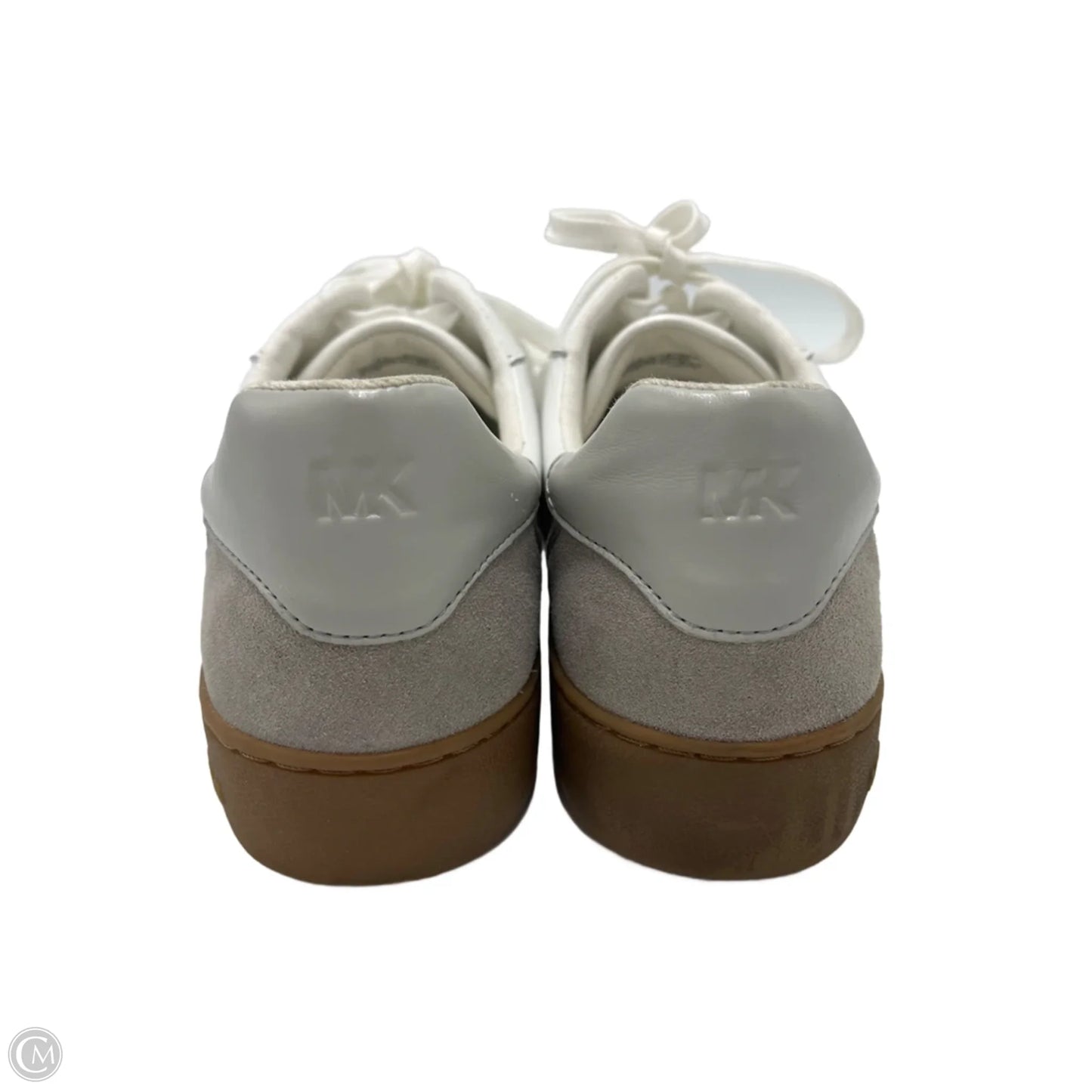 Shoes Designer By Michael Kors In Grey & White, Size: 8.5