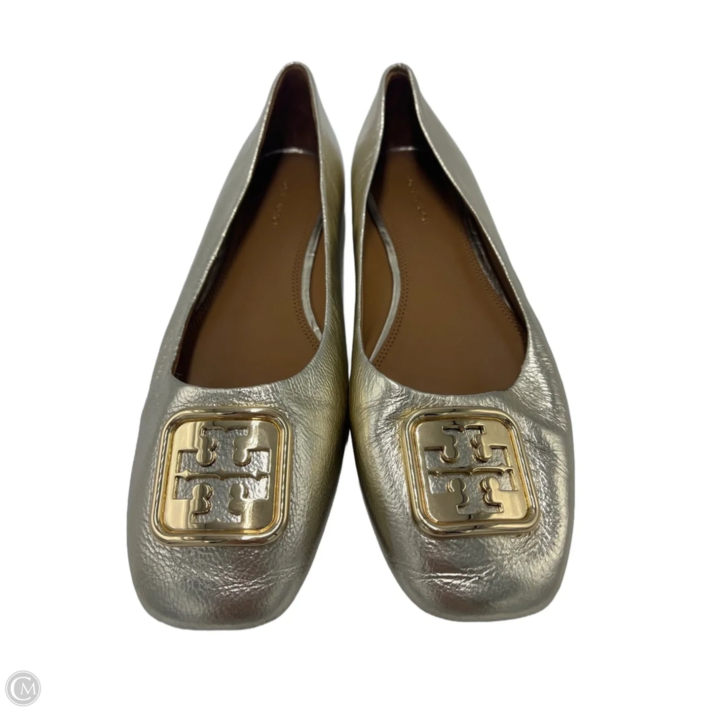 Shoes Designer By Tory Burch In Gold, Size: 8.5