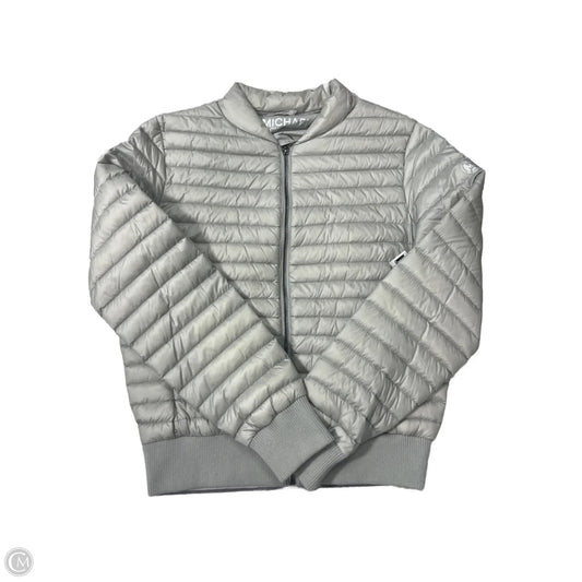 Coat Designer By Michael Kors In Grey, Size: M
