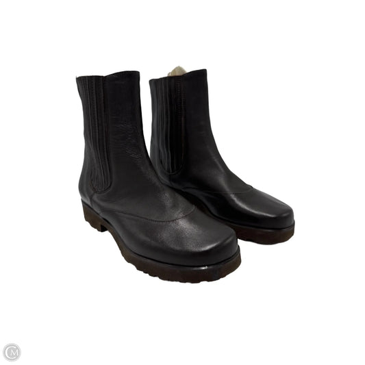 Boots Ankle Flats By Taryn Rose In Brown, Size: 7.5