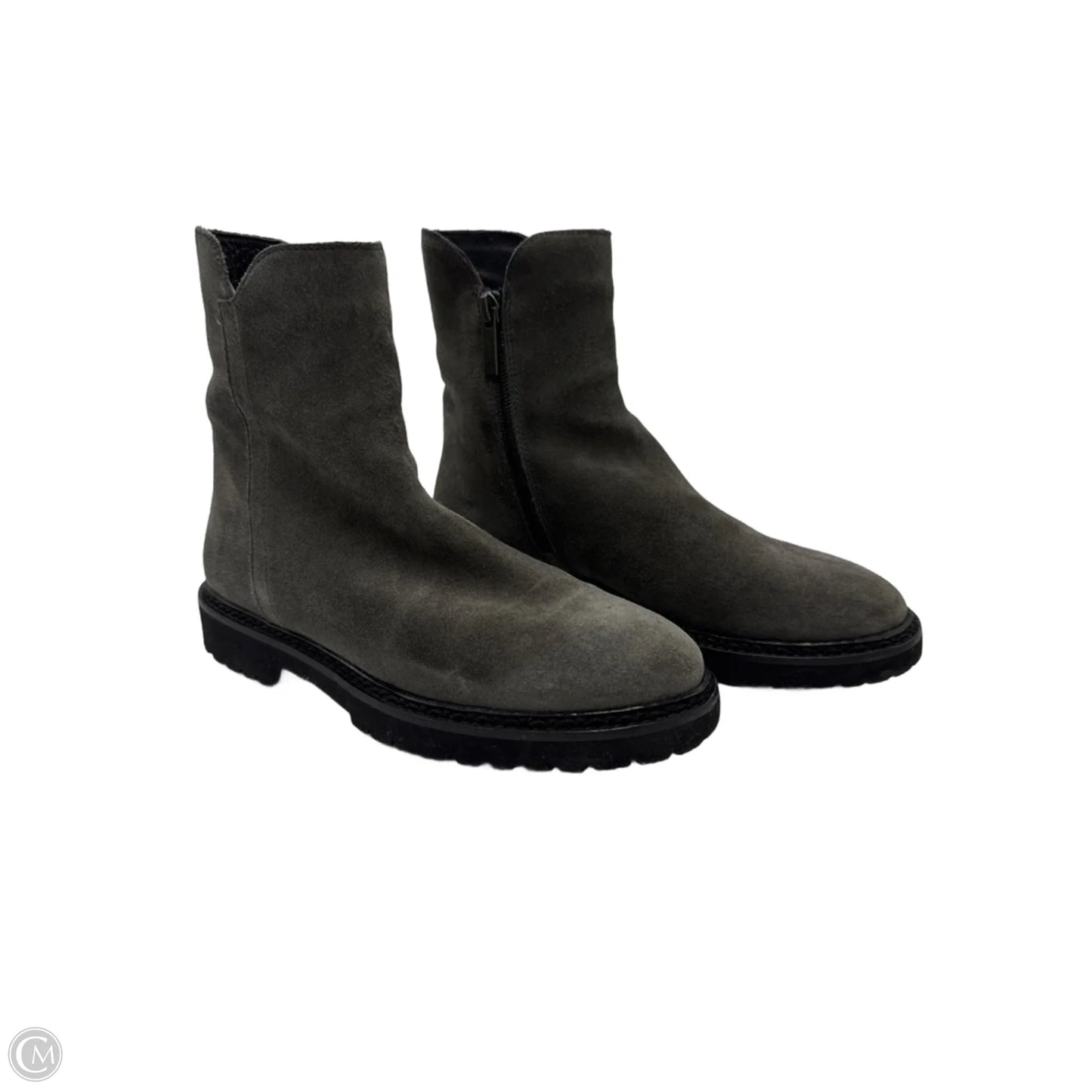 Boots Ankle Flats By Aquatalia In Grey, Size: 7.5