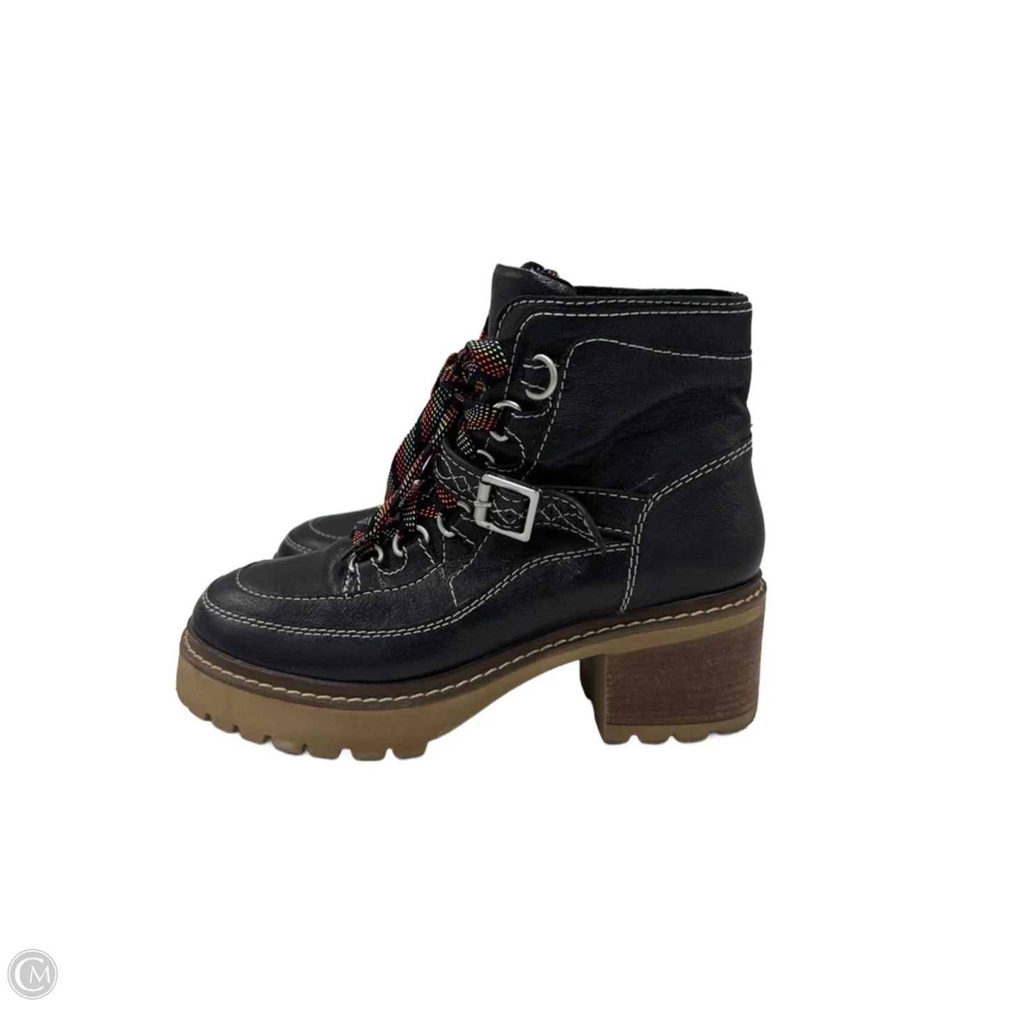 Boots Ankle Heels By Free People In Black, Size: 10