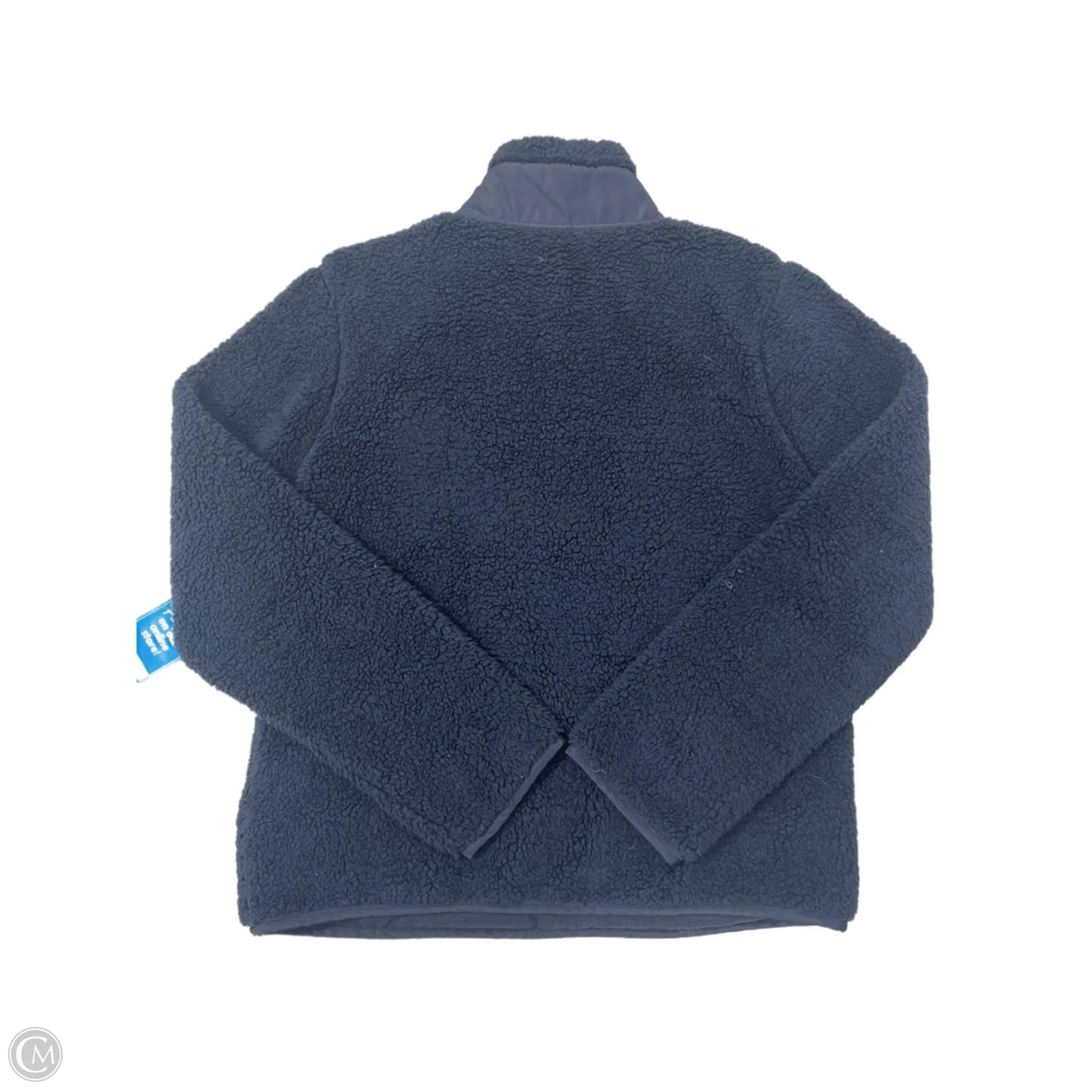 Jacket 1/2 Zip Sherpa By Lauren By Ralph Lauren In Navy, Size: S