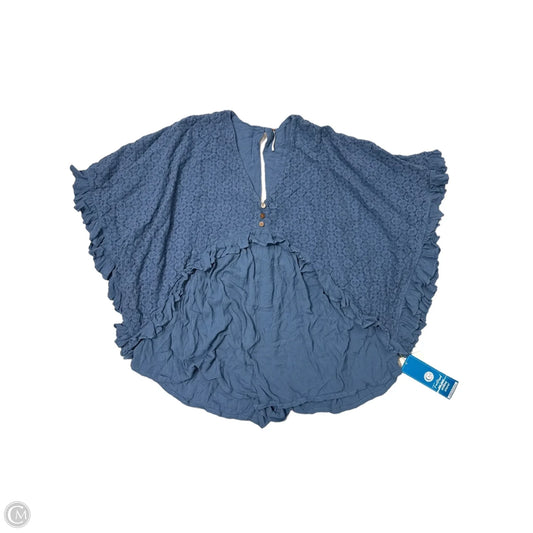 Top Short Sleeve By Free People In Blue, Size: M