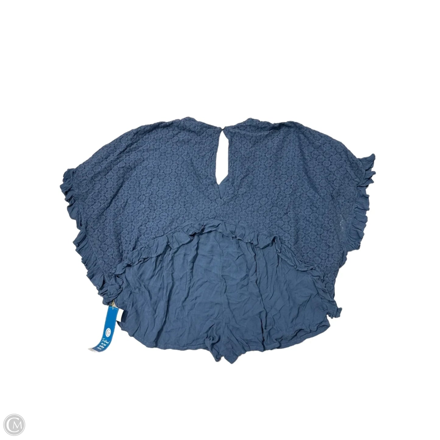 Top Short Sleeve By Free People In Blue, Size: M