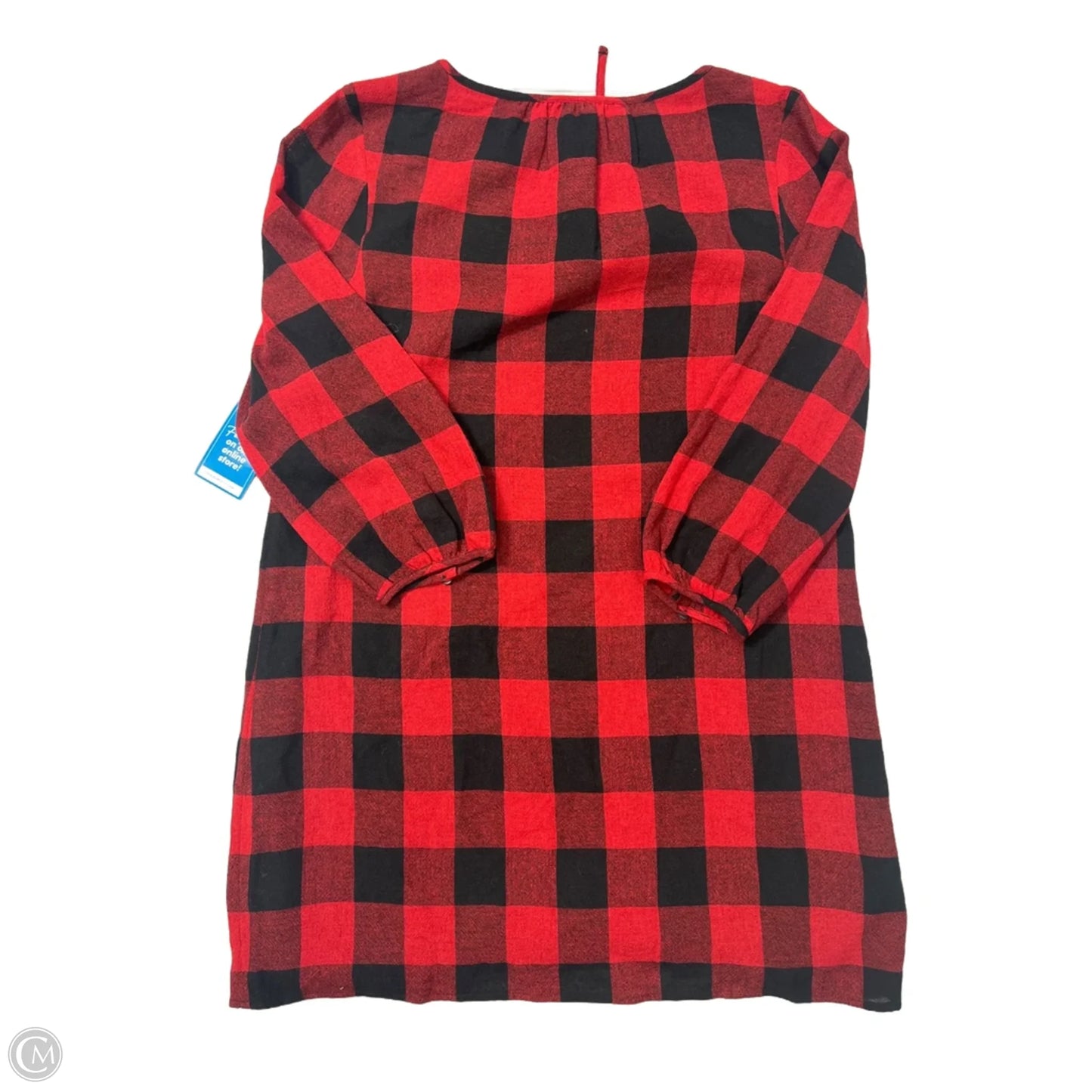 Dress Casual Short By Madewell In Black & Red, Size: L