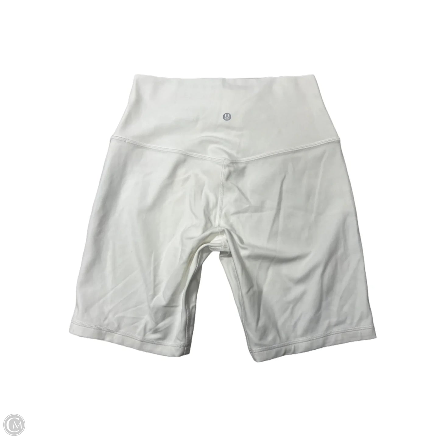 Athletic Shorts By Lululemon In White, Size: M