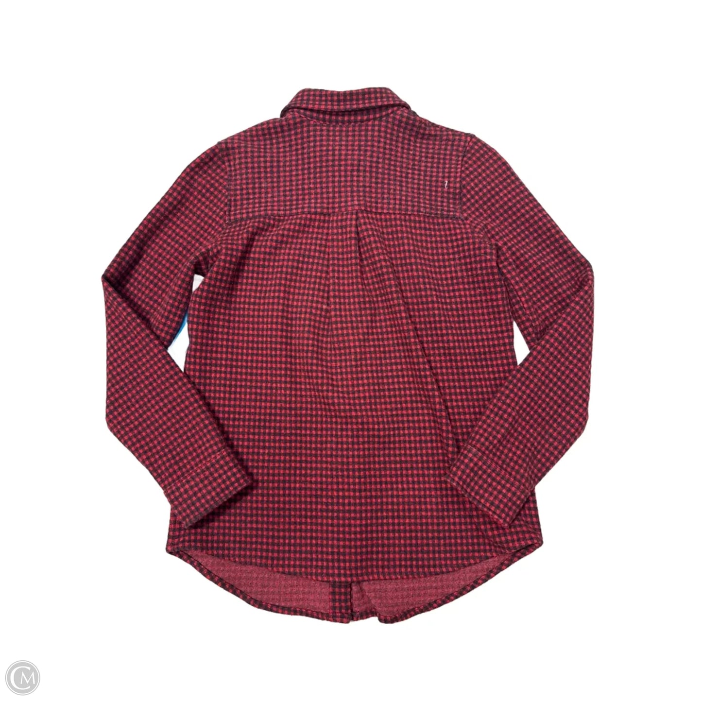 Top Long Sleeve By Faherty In Black & Red, Size: Xs