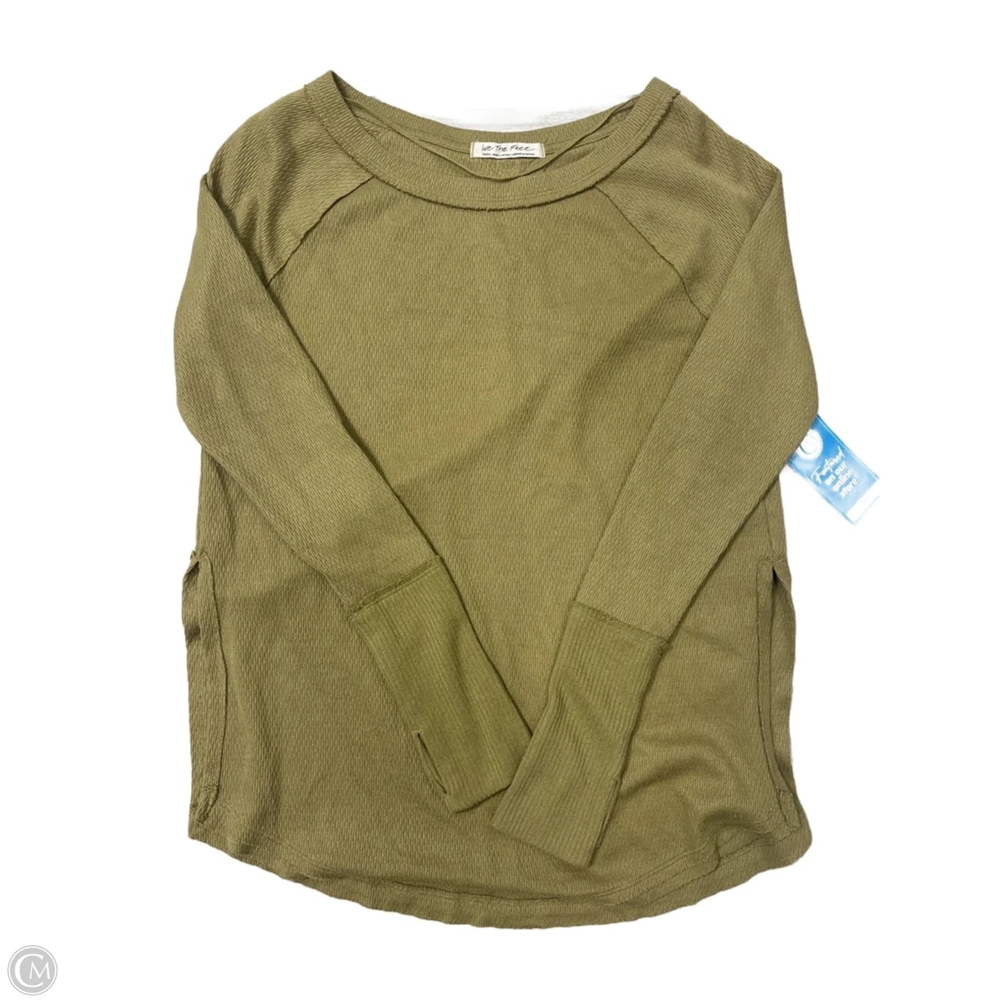 Top Long Sleeve By We The Free In Green, Size: S