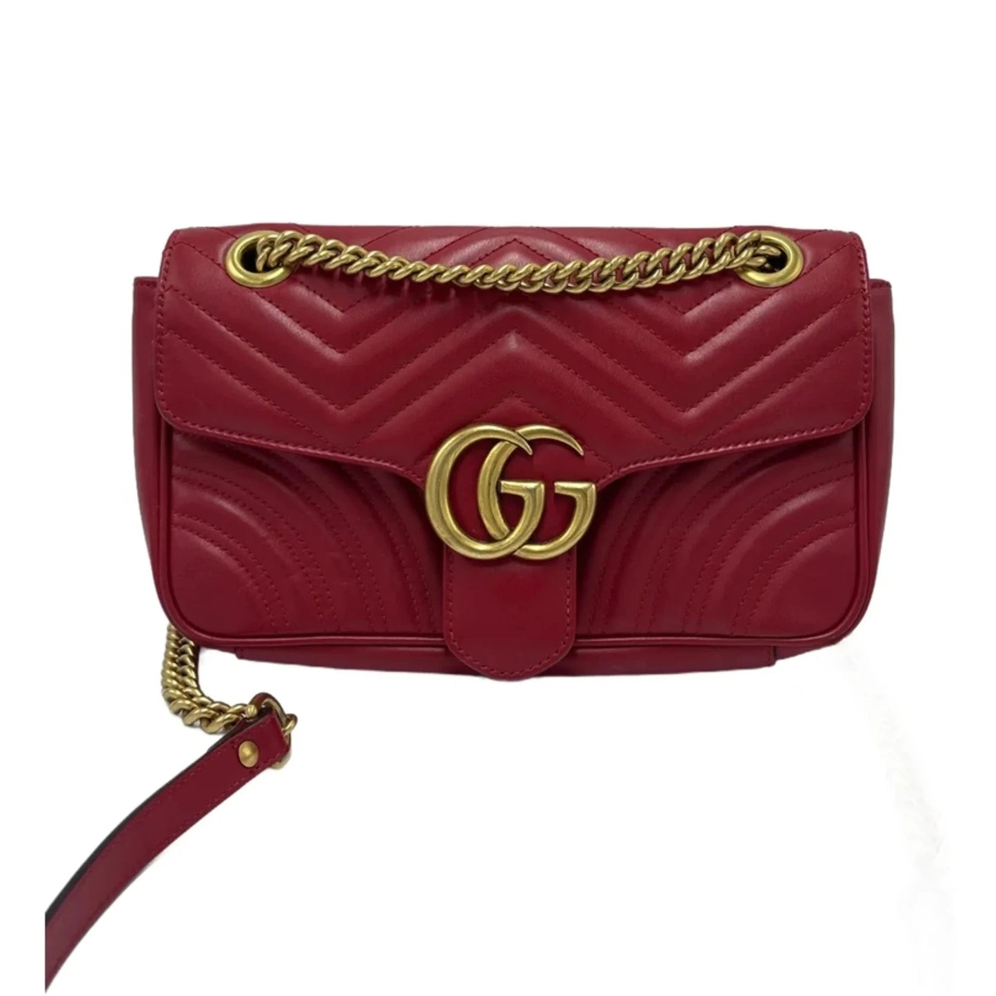 Gucci GG Marmont Flap Designer Handbag