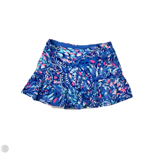 Skort Designer By Lilly Pulitzer In Floral Print, Size: S